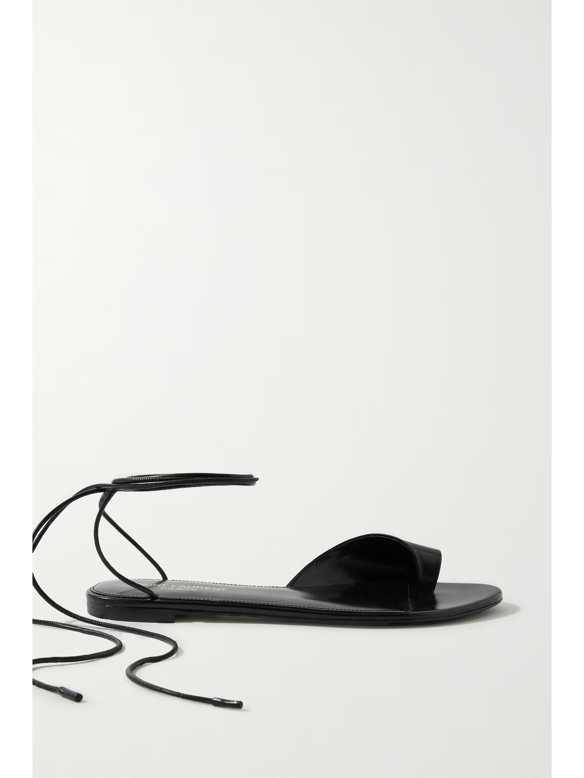 Gia lace-up leather sandals | NET-A-PORTER (US)