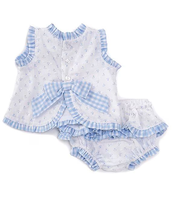 x The Broke Brooke Baby Girls Newborn-24 MonthsChapple Swiss Dot Sleeveless Tie Back Set | Dillard's