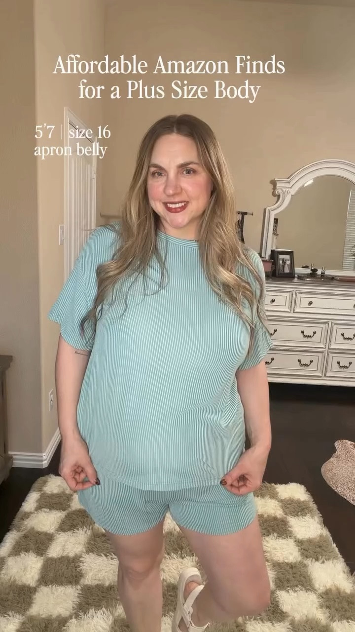 Comfy + stretchy matching sets that I absolutely LOVE! 🌸🛼🩵 what do you think of the knit top?! @eytino_official

✨Comment “SHOP” for links! 🔗 

#eytino #eytinoplussize #affordablefashion #curvygirlfashion #amazonfashion plus size, stretchy pants, comfy shorts, chic style, fashion inspo, midsize style, matching sets, lounge wear, lounge set, knit top

#LTKootd #LTKPlusSize #LTKMidsize