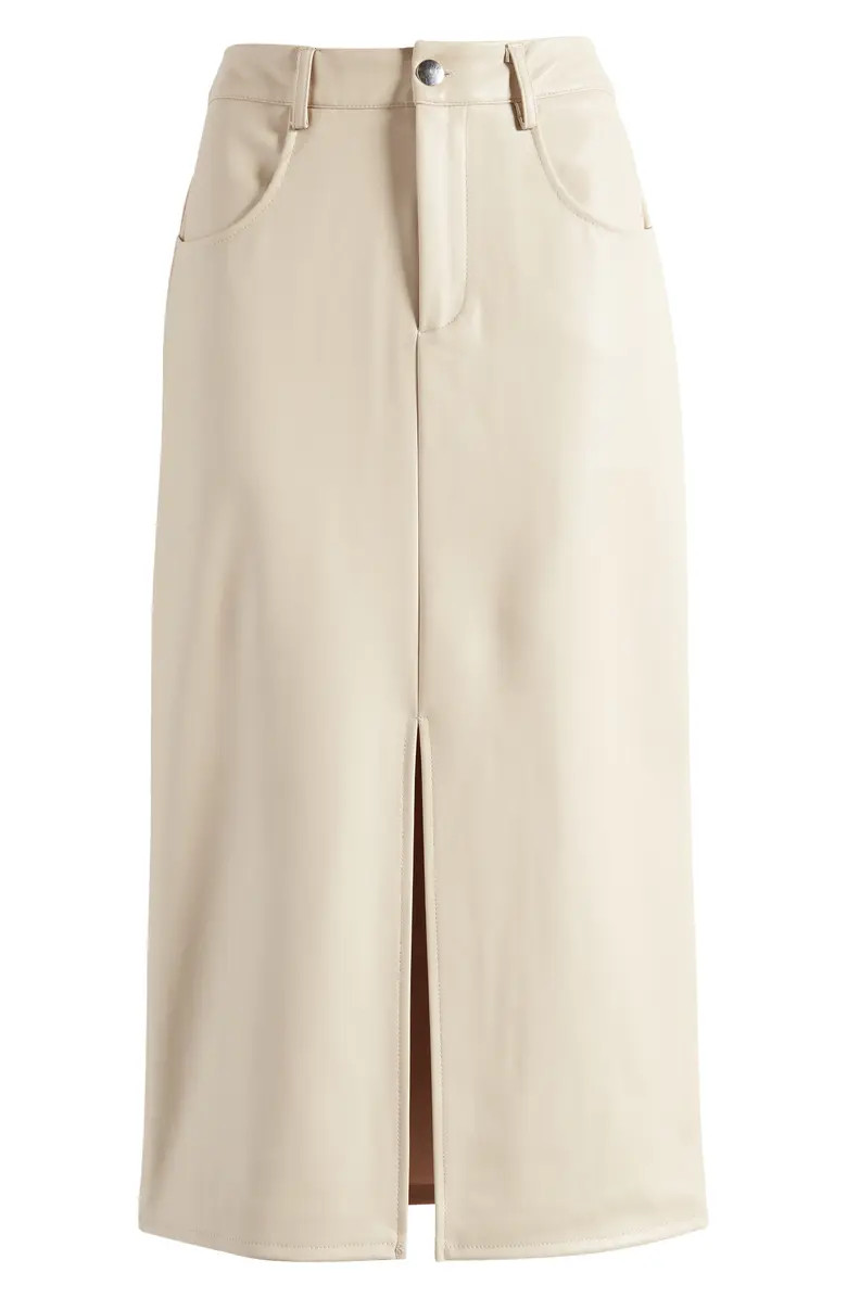 Sof Coated Midi Skirt | Nordstrom