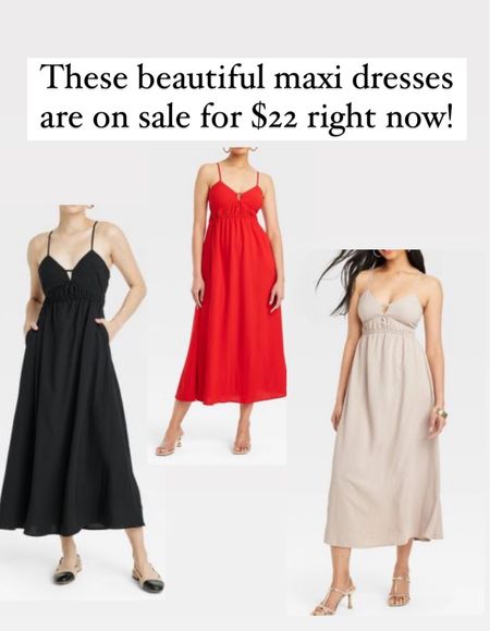 These maxi dresses are $22 right now. The perfect kind dress for the summer. 

#LTKFindsUnder50 #LTKStyleTip
