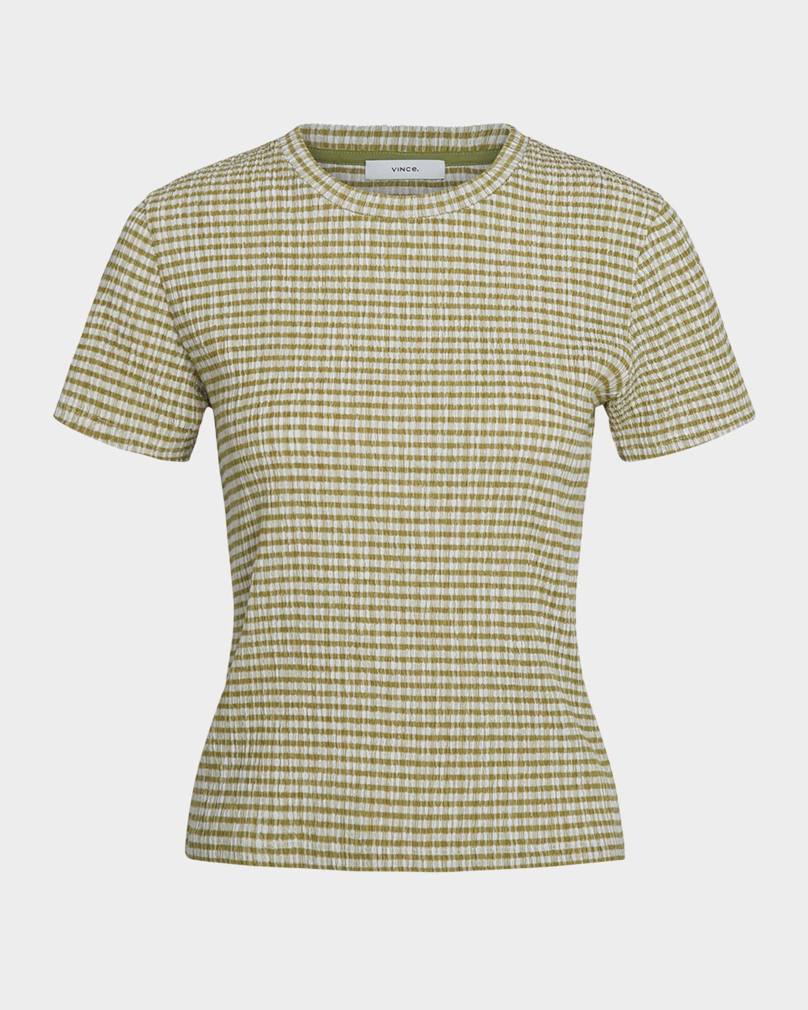 Vince Short-Sleeve Crewneck Top | Neiman Marcus