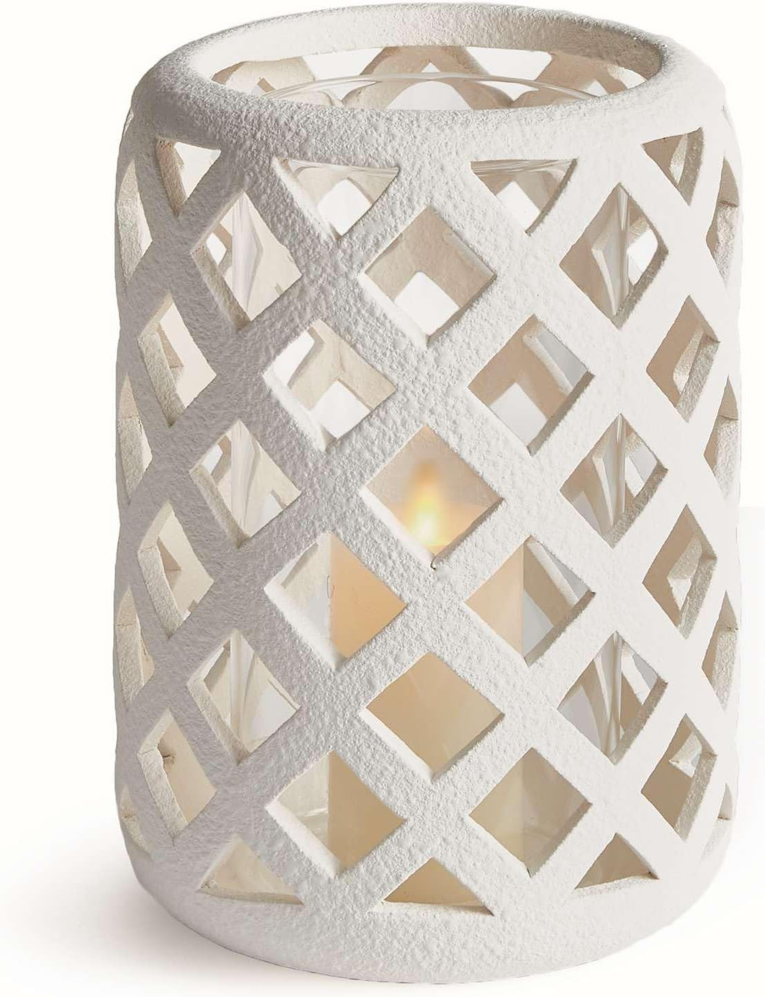 Napa Home & Garden Lucca Hurricane Large Large White | Amazon (US)