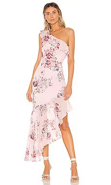 Michael Costello x REVOLVE Cole Dress in Pink Floral from Revolve.com | Revolve Clothing (Global)