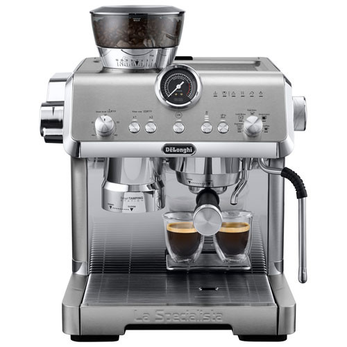 De'Longhi La Specialista Opera Espresso Machine with Cold Brew - Stainless Steel | Best Buy Canada