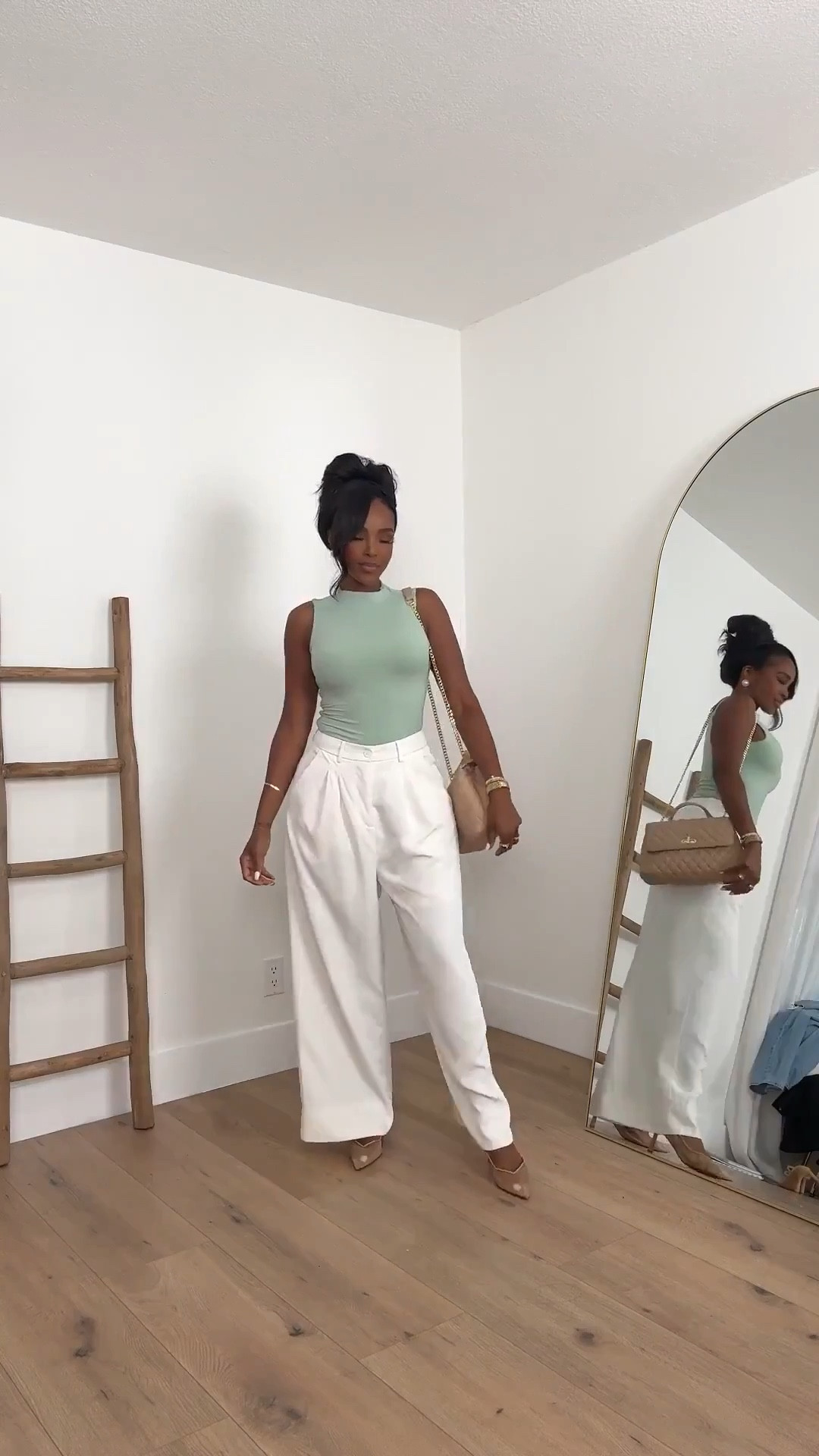 Scroll to shop!! Neutral outfits featuring tailored trousers styled three different ways for effortless everyday looks. 

#LTKPetite #LTKWorkwear #LTKootd

#LTKootd #LTKPetite #LTKgrwm