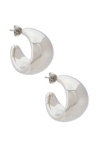 SHASHI Kasumi Hoop in Silver from Revolve.com | Revolve Clothing (Global)