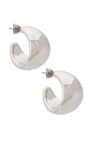 SHASHI Kasumi Hoop in Silver from Revolve.com | Revolve Clothing (Global)