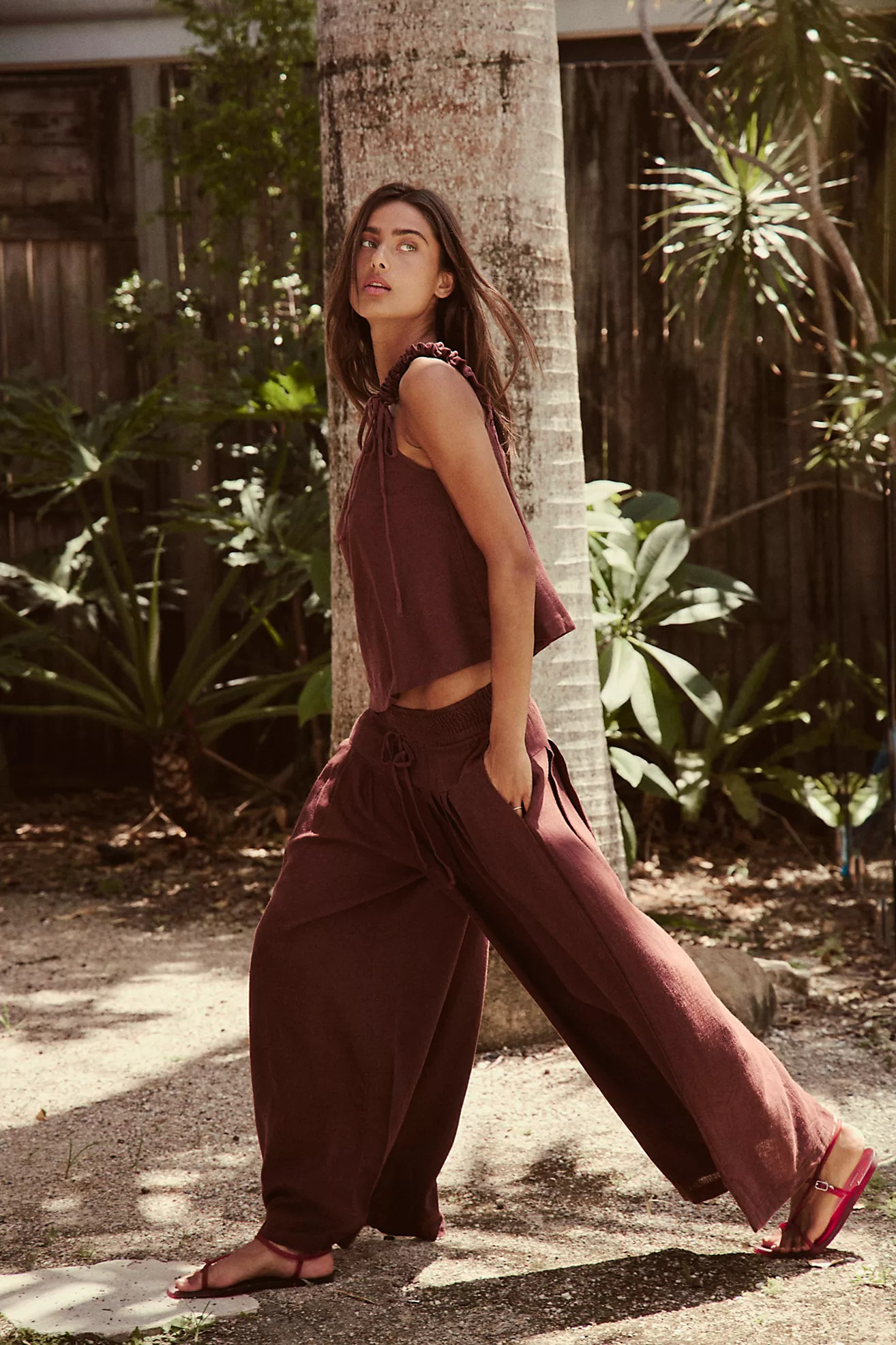 Sahara Sandshell Linen Pant Set | Free People (Global - UK&FR Excluded)