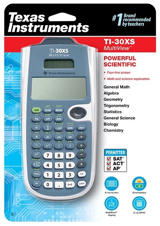 Texas Instruments TI-30XS MultiView™ Scientific Calculator | Walmart (US)