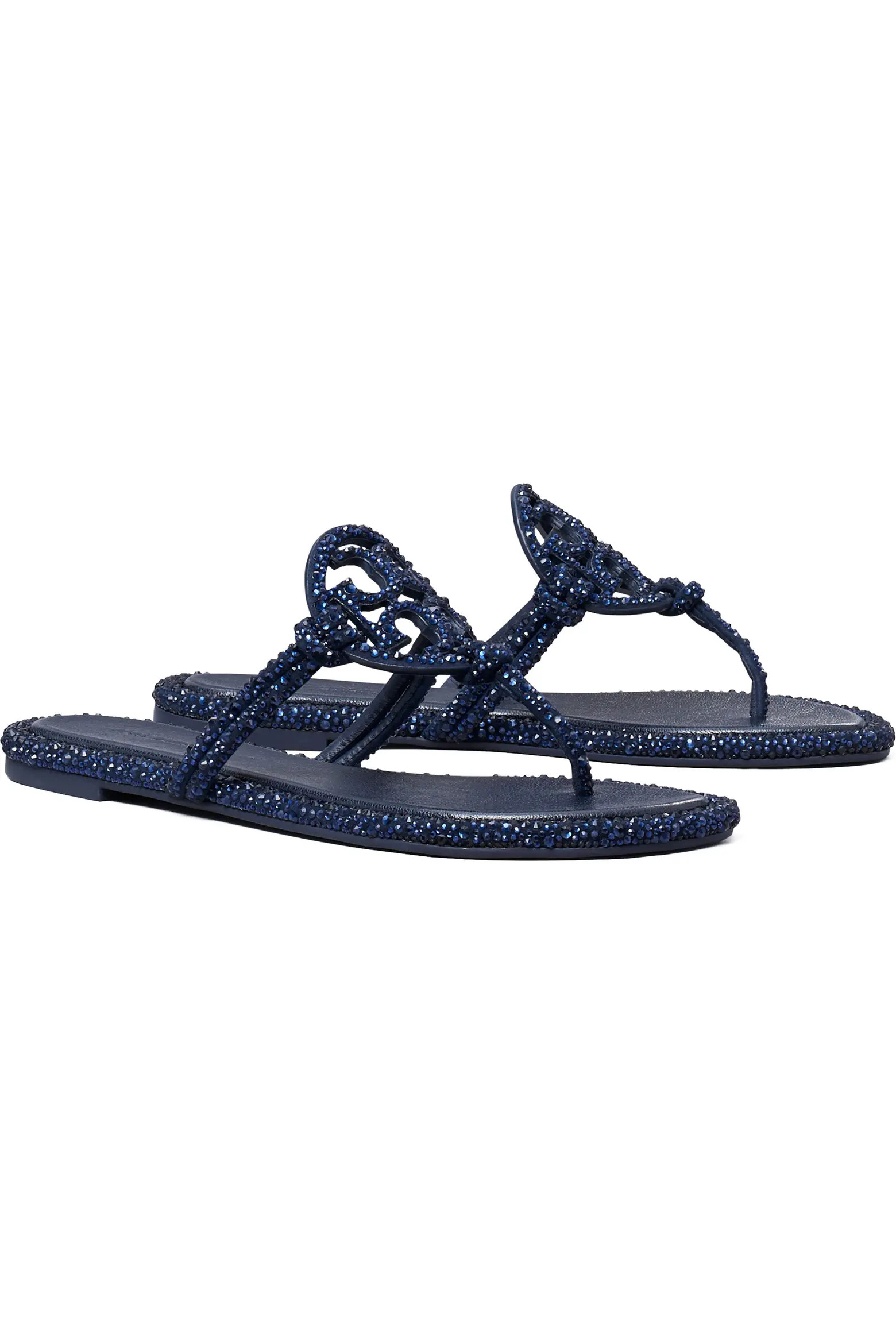 Tory Burch Miller Knotted Crystal Flip Flop (Women) | Nordstrom | Nordstrom