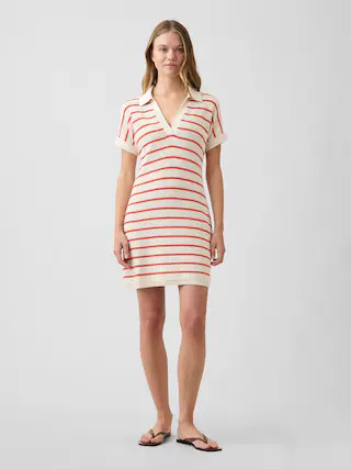Polo Sweater Mini Dress | Gap Factory