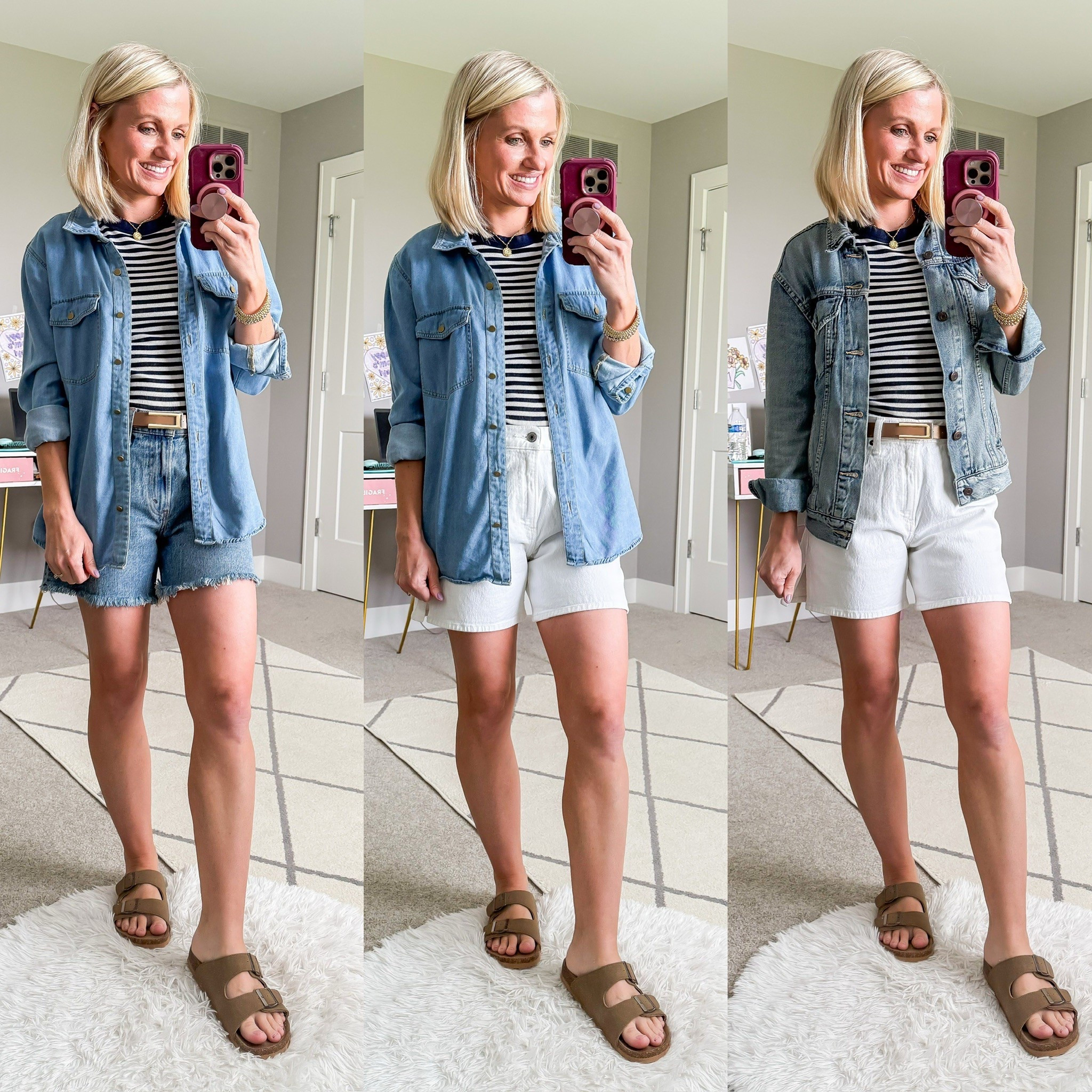 Summer capsule wardrobe outfit ideas with shorts  

#LTKSeasonal #LTKStyleTip #LTKOver40