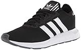 Amazon.com | adidas Originals Women's Swift Essential Sneaker, Black/White/Silver, 10 | Fashion S... | Amazon (US)