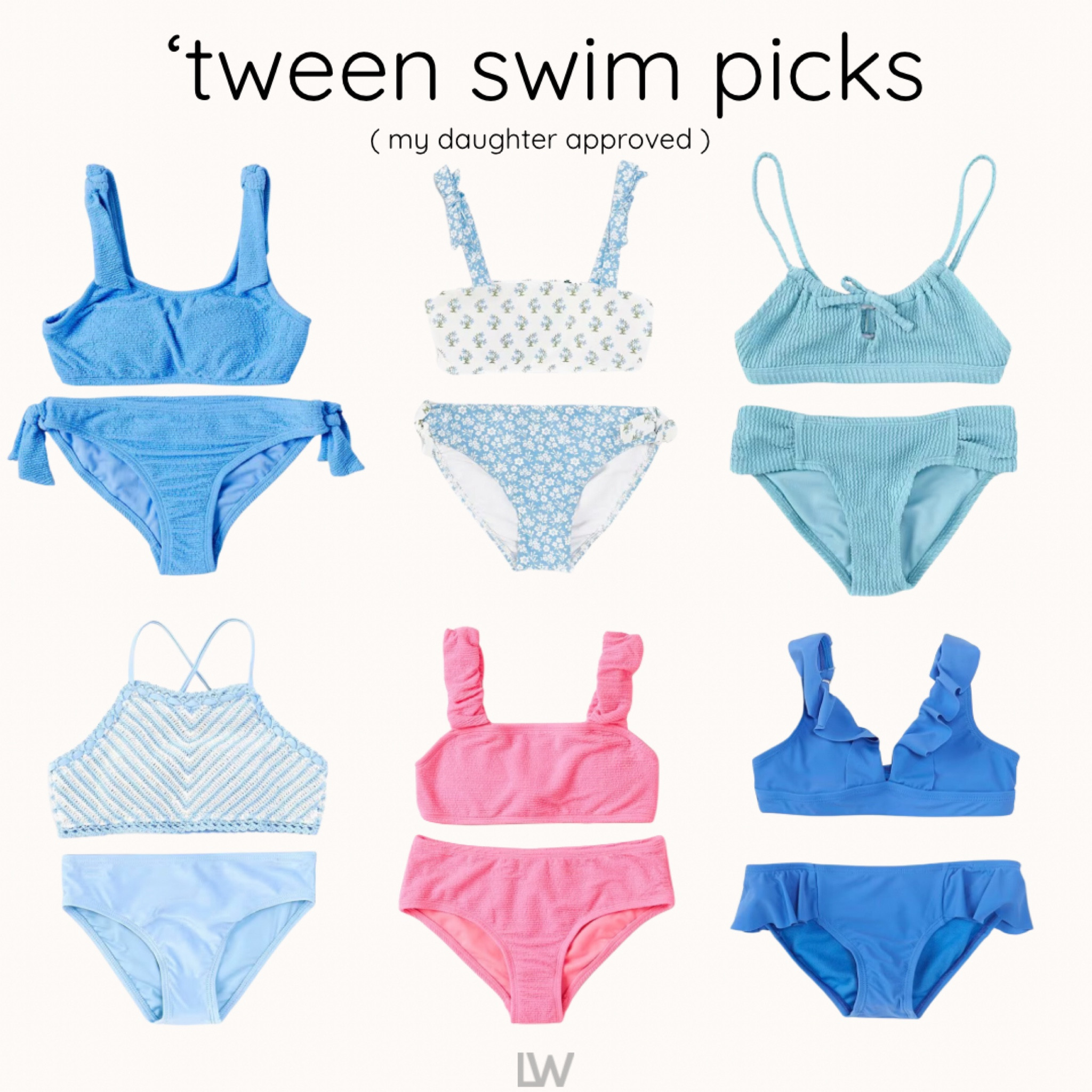 My daughter picked these out and 100% gave them 2 thumbs up 🙌🏻 Dillard’s always makes the best quality tween clothing and these bathing suits are top notch. The hot pink is Norah’s favorite of the summer! Very true to size. 

#LTKFindsUnder50 #LTKKids #LTKSwim