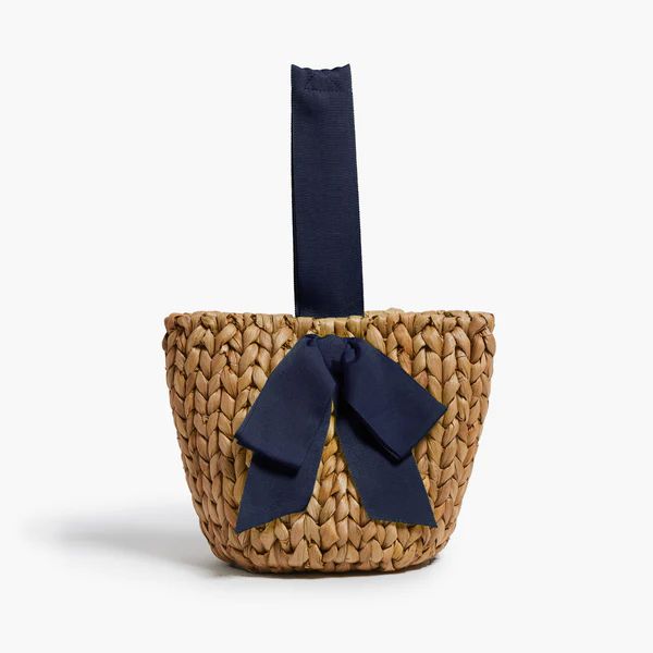 Pamela Munson x Atlantic-Pacific - Petite Isla Bahia Basket Bow Navy | Pamela Munson