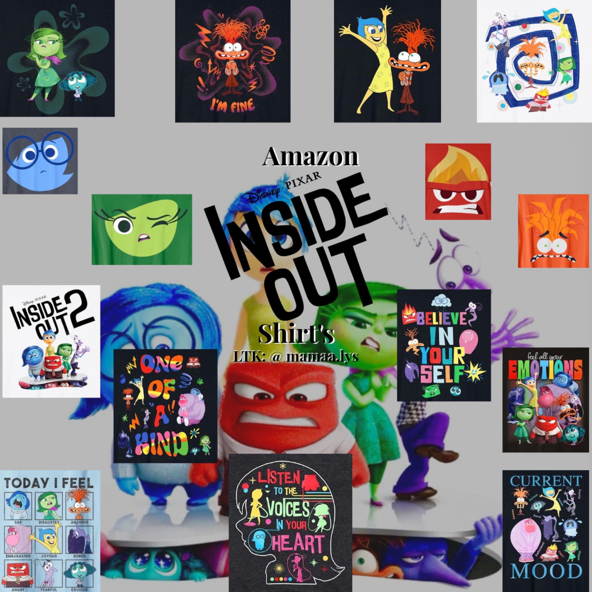 Inside out | Inside out 2 | Pixar | Disney | Adult | women | women’s | men | Men’s | Amazon 

#LTKGiftGuide #LTKFindsUnder50 #LTKMens