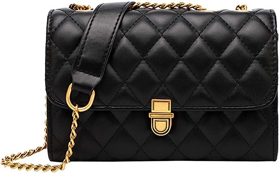 GANCEPA Crossbody Bag for Women Fashion Chain Single Shoulder Bag Handle Purse Ladies Small Squar... | Amazon (US)