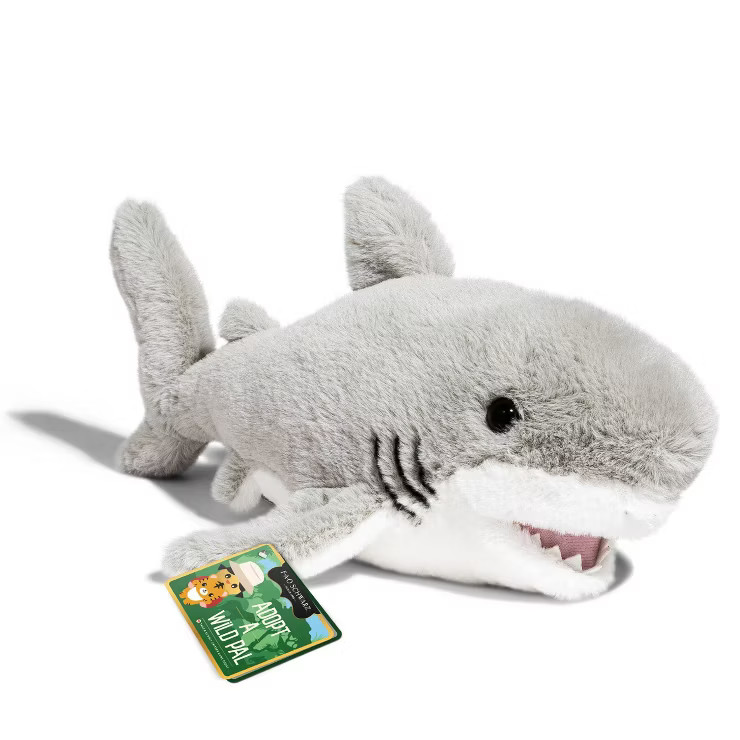 FAO Schwarz Adopt A Wild Pal Endangered Great White Shark - 15" Toy Plush | Target
