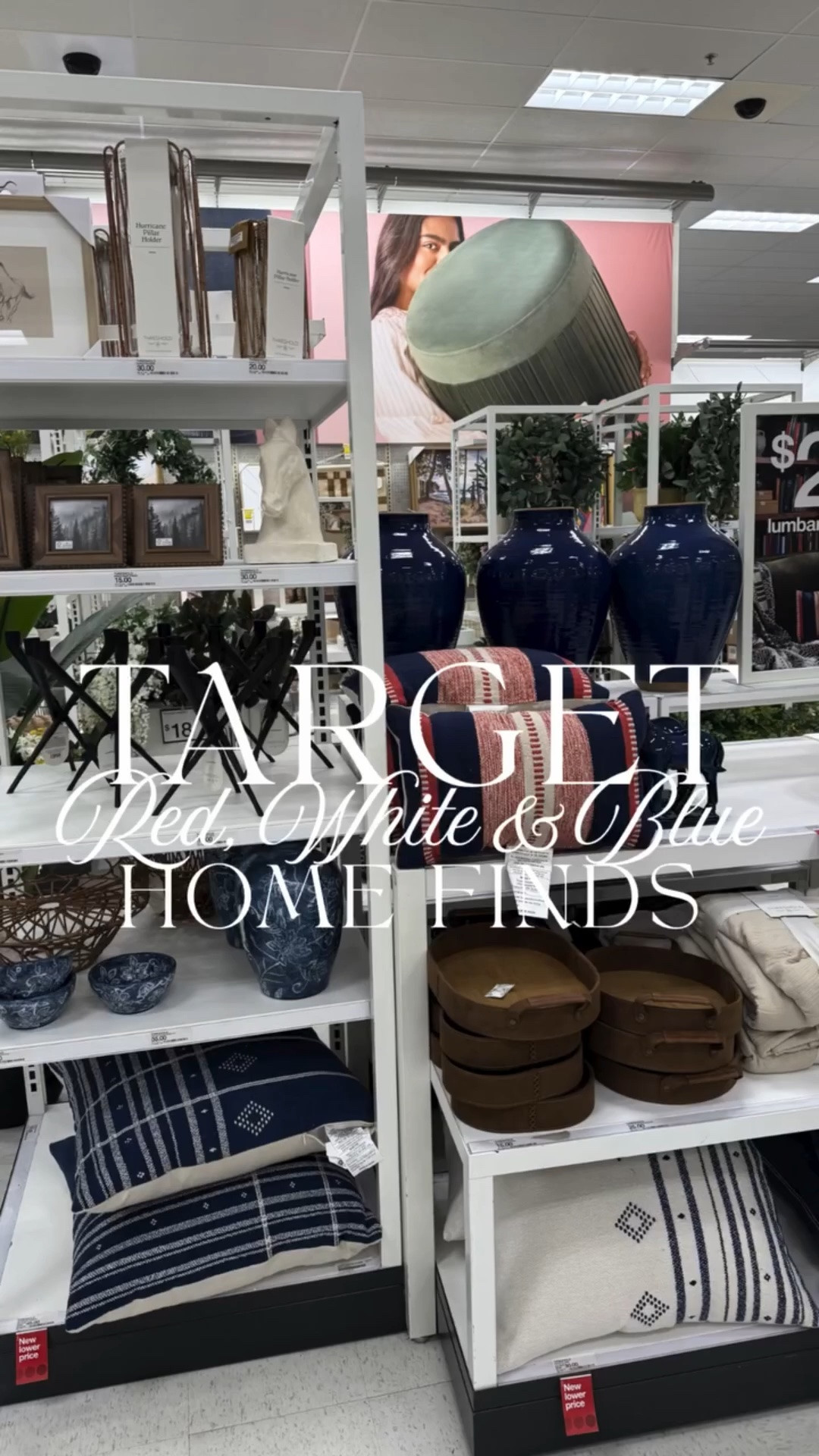 TARGET TUESDAY 🇺🇸✨

If you love decorating for summer + patriotic season without spending a fortune… Target understood the assignment!

I found SO many cute red, white & blue decor pieces that give that cozy, elevated Americana feel — from blue ceramic vases & bowls, to woven throw blankets, striped pillows, wooden frames, ceramic footed bowls and more ❤️🤍💙

Follow along for more seasonal decor finds, styling ideas, and affordable home inspiration 🤍

#targethome
#targetfinds 
#summerdecor
#patrioticdecor
#homedecorfinds

#LTKHome