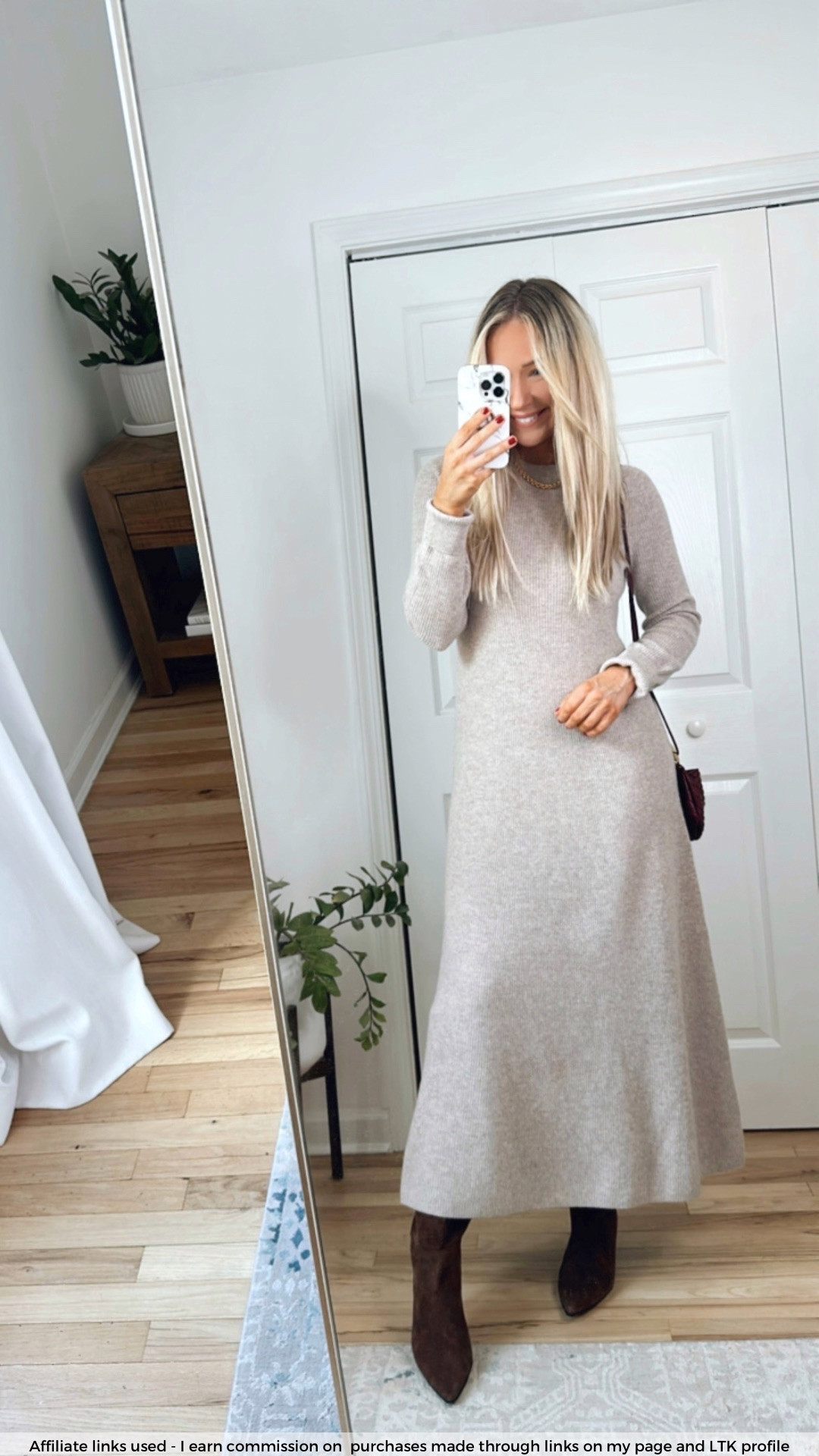 Long sweater dress cashmere and wool blend

Throw on and go outfit
Easy winter outfits 
Work from home outfit 