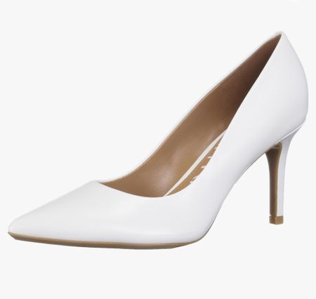 Spring heels. White pumps. Calvin Klein. Amazon finds. Spring. Sale  

#LTKsalealert #LTKSpringSale #LTKshoecrush