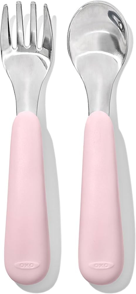 OXO Tot Fork and Spoon Set - Blossom | Amazon (US)