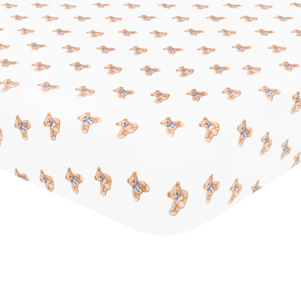 Mini Crib Sheet in Teddy Bear | Kyte Baby
