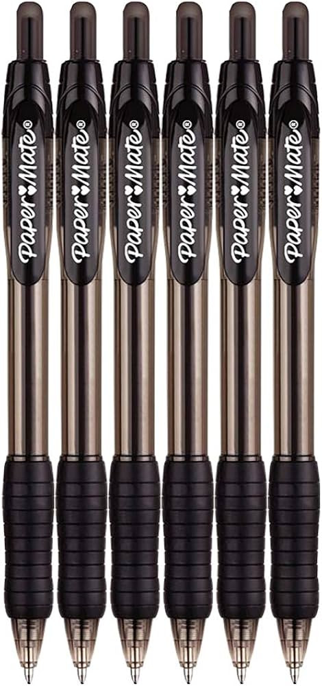 Paper Mate Profile Retractable Ballpoint Pens, 1.4mm, Bold Point, 6-Count (Black) | Amazon (US)