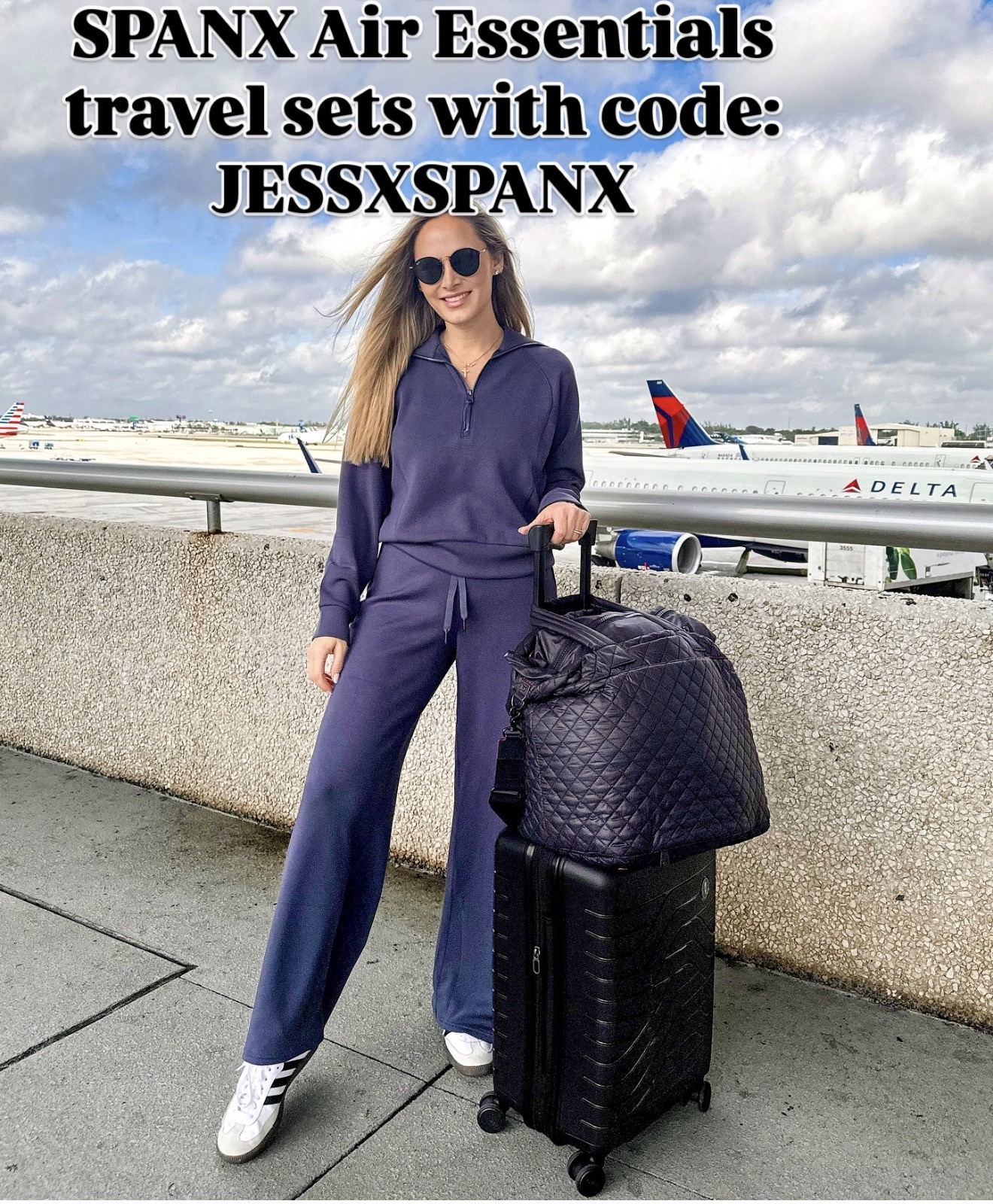 Travel outfit!! Stay comfy use my discount code JESSXSPANX 🫶🏼

#LTKootd #LTKgrwm #LTKmomlife