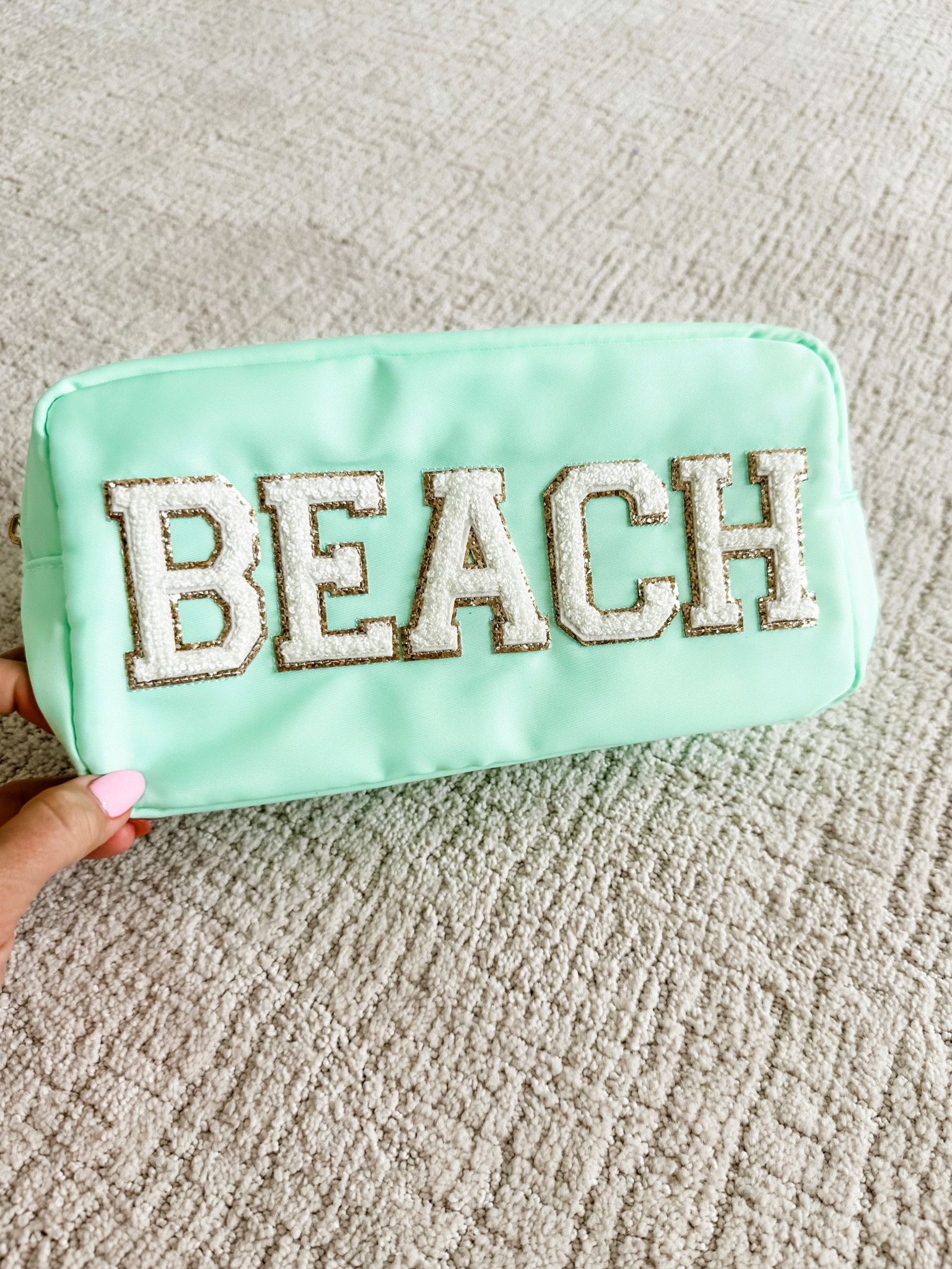 Got this little bag to keep my spf / sunscreen in for our vacation in June. So cute! Also perfect for holding swimsuits or kids goggles / toys.

#LTKswim #LTKGiftGuide #LTKtravel