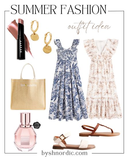 Summer outfits: floral dresses, rattan tote bag, neutral sandals, and more! #beautypicks #vacationstyle #beachoutfit #ukfashion

#LTKFind #LTKbeauty #LTKstyletip