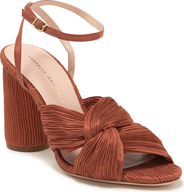 Plissé Knotted Sparkle Sandal (Women) | Nordstrom Rack