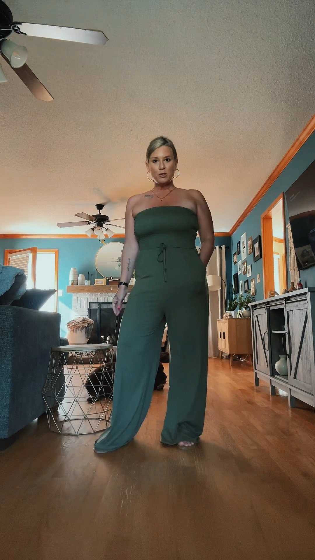 I love this jumpsuit! So comfy and great for Summer! 
This is a size Large but could definitely size down to a medium 

#LTKStyleTip #LTKMidsize #LTKFindsUnder50