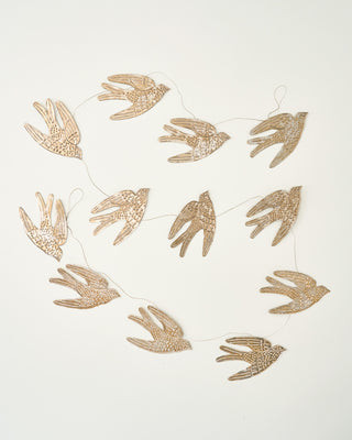 Pressed Metal Dove Garland, 72 | Magnolia