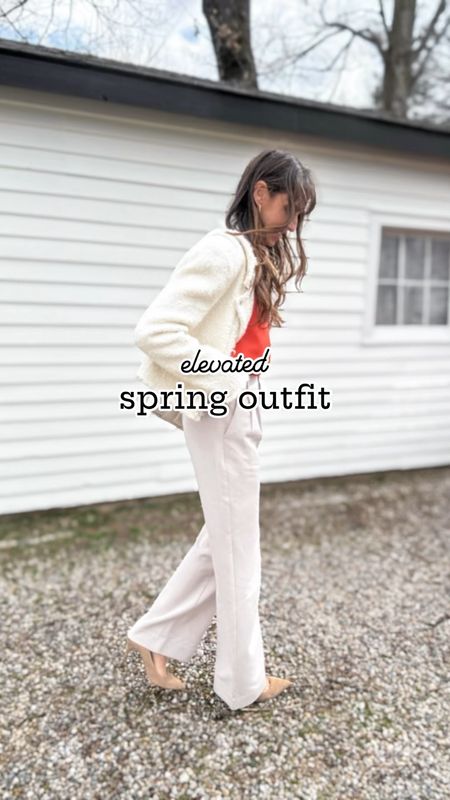 Love these Abercrombie wide leg trouser pants so much. I have them in a few colors. The fabric is perfect for any time of year and it comes in petite regular and long length.
Wearing 25L

Elevated spring style

#LTKSeasonal #LTKstyletip #LTKfindsunder100