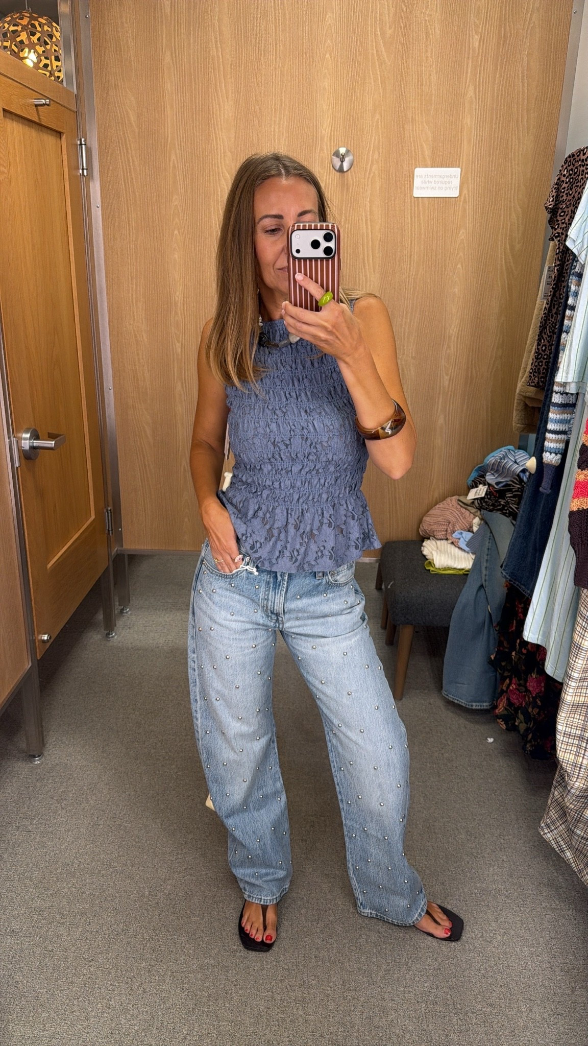 Top size XS
jeans size 24

#LTKootd #LTKgrwm #LTKSaleAlert
