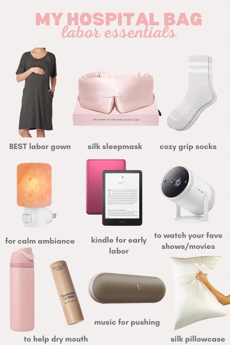 Hospital Bag Labor Essentials 🍼💗🩵 

#LTKmomlife #LTKBump #LTKBaby