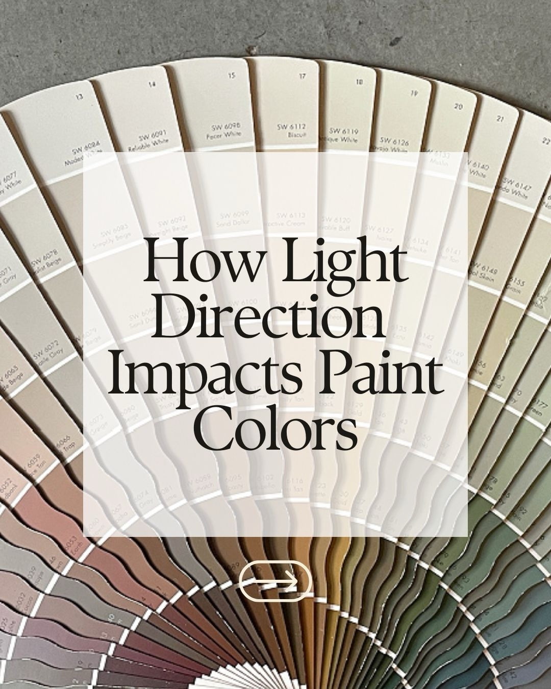 Ever wonder why a paint color looks perfect in the store or your friend’s house but weird in yours? It’s not the paint, it’s the light. The direction of your windows completely changes how a color reads.

(This breakdown is for the Northern Hemisphere. If you’re in the Southern Hemisphere, flip north and south. The effect is the same, just reversed.)

Linked below is my absolute favorite way to test paint colors! 

#paintcolors #interiordesigntips #painttips #colortheory #paintnerd #interiorpaint #wallcolor #wallpaint

#LTKHome #LTKStyleTip