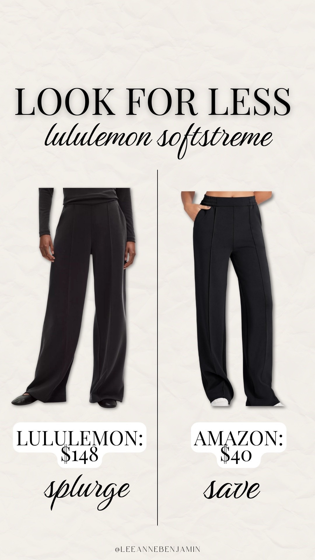 Lululemon softstreme look for less pants from Amazon!

#LTKOver40 #LTKSaleAlert #LTKActive