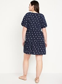 V-Neck Mini Swing Dress | Old Navy (US)