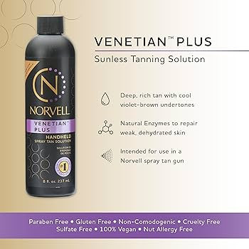 Norvell Premium Sunless Tanning Solution - Venetian Plus, 8 Fl Oz | Amazon (US)