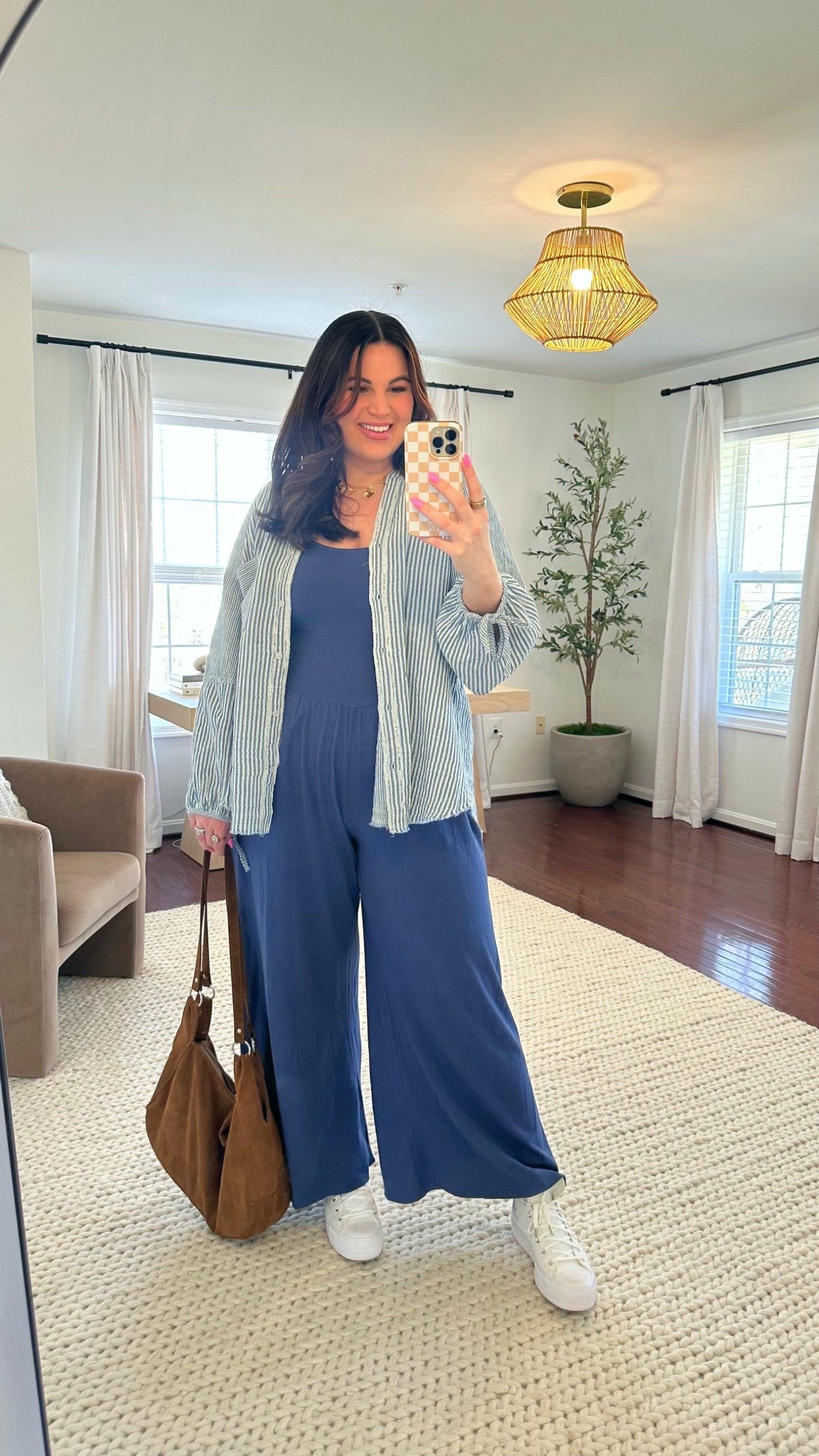 Midsize spring outfit from aerie! Today was the first farmers market of spring 🌸 and here is what I wore! 

Jumpsuit - large 
Top - large 
Sneakers - 9
Lip gloss in the shade Italian soda 

Spring outfit, spring style, spring fashion, spring, aerie, aerie outfit, aerie style, jumpsuit, spring aerie, midsize, tall women fashion, tall woman outfit



#LTKMidsize #LTKSeasonal #LTKFindsUnder50