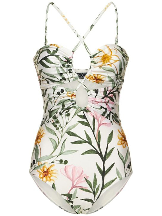 Jasmin lace-up one piece swimsuit | Luisaviaroma