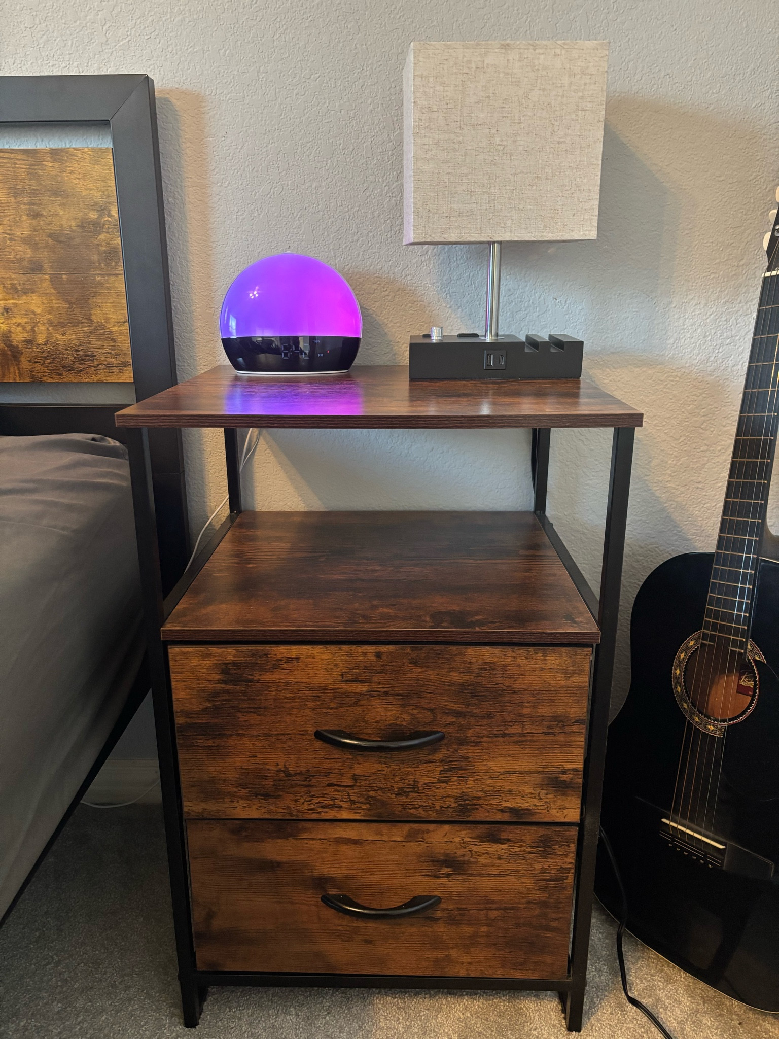 Wayfair side tables rustic look perfect for teen boy bedroom
#wayfair #rustic #nightstand #sidetable #lamp #alarmclock #teenbedroom 

#LTKSaleAlert #LTKHome