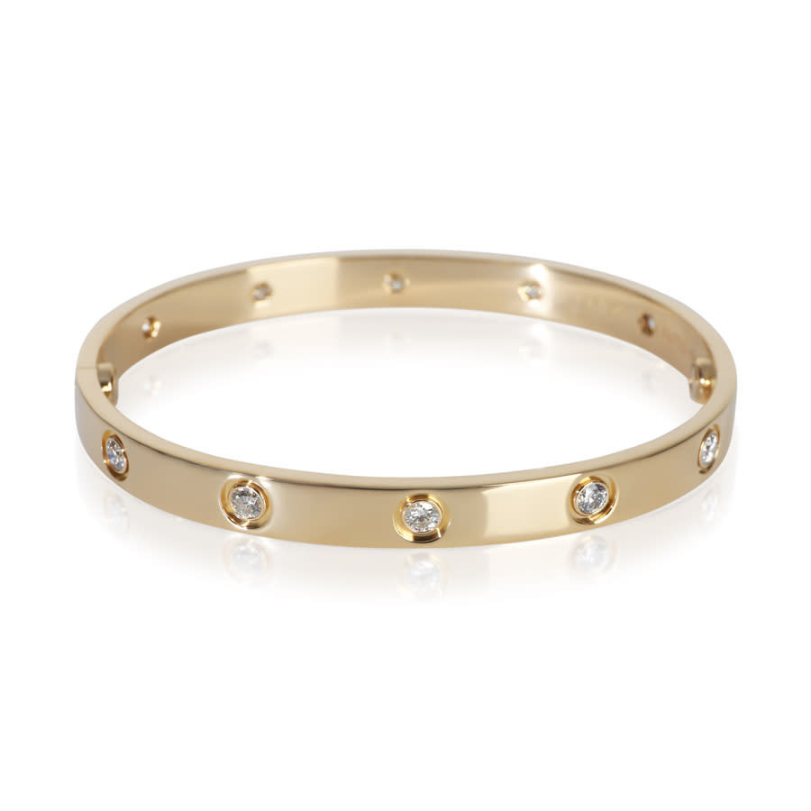 Pre-Owned Cartier Yellow Gold Diamond Love Bracelet | Jomashop.com & JomaDeals.com