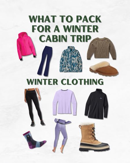 What to Pack For a Winter Cabin Trip: Winter Clothing ✨🧣

#LTKSeasonal #LTKtravel #LTKHoliday