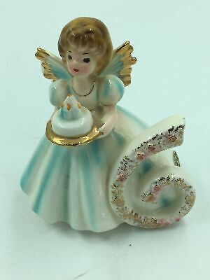 Josef Original Birthday Angel Girl 6 years Figurine Doll - Blue Dress  | eBay | eBay US