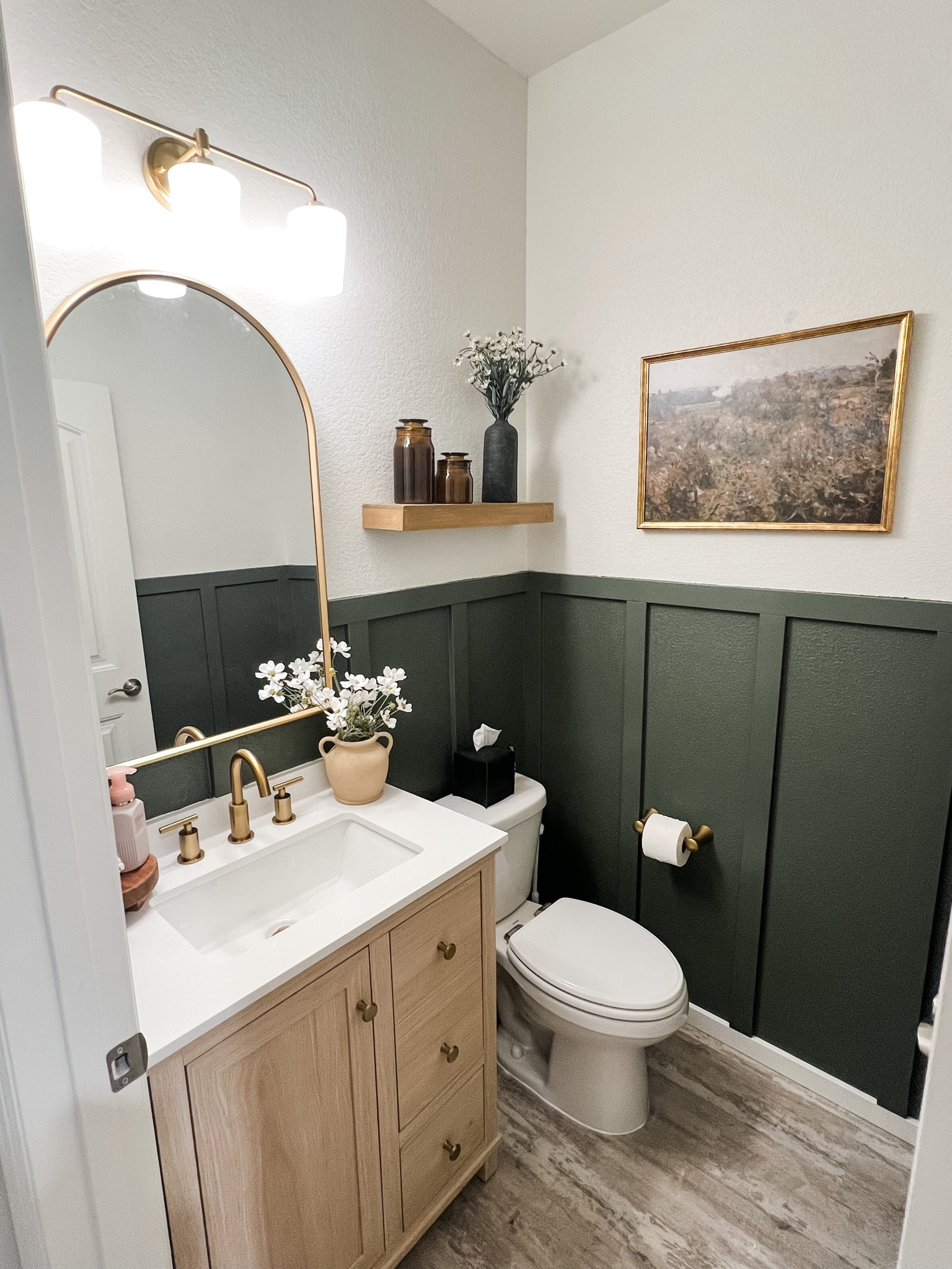 Half bath makeover 🤩

#LTKhome #LTKFind