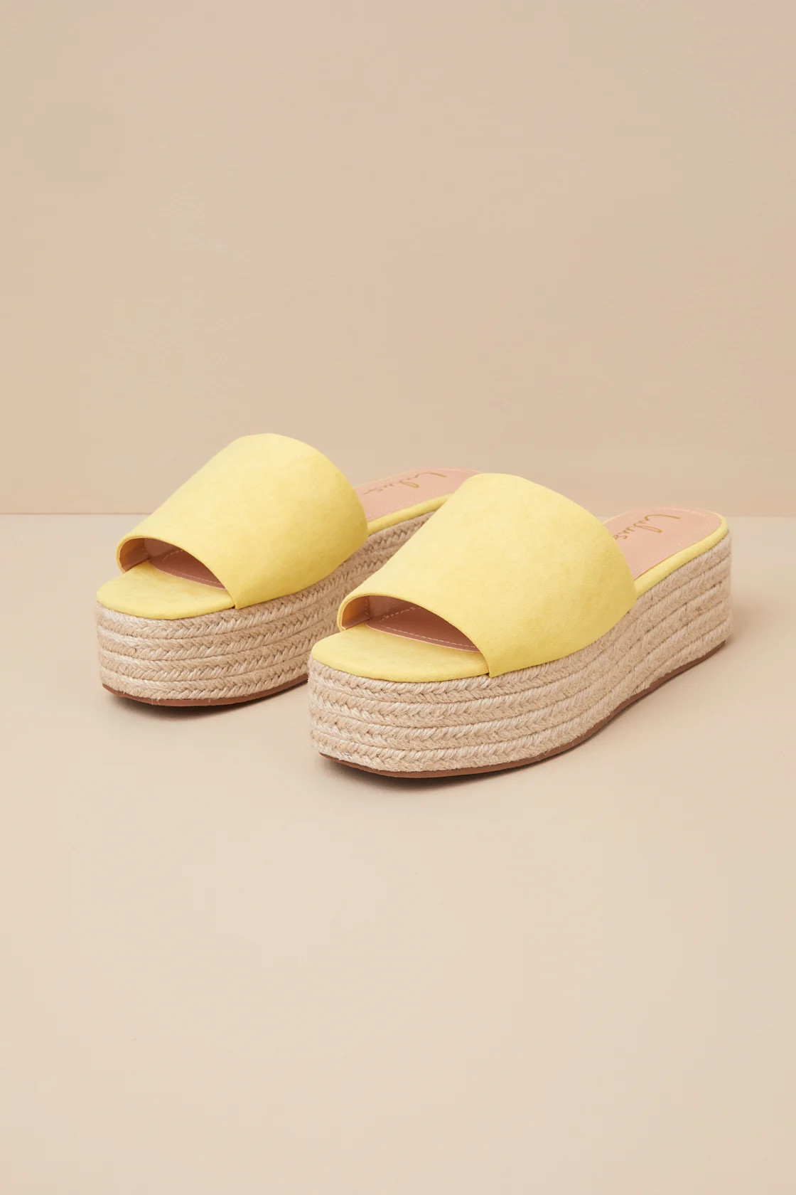 O'Ahu 2 Butter Yellow Espadrille Platforms | Lulus